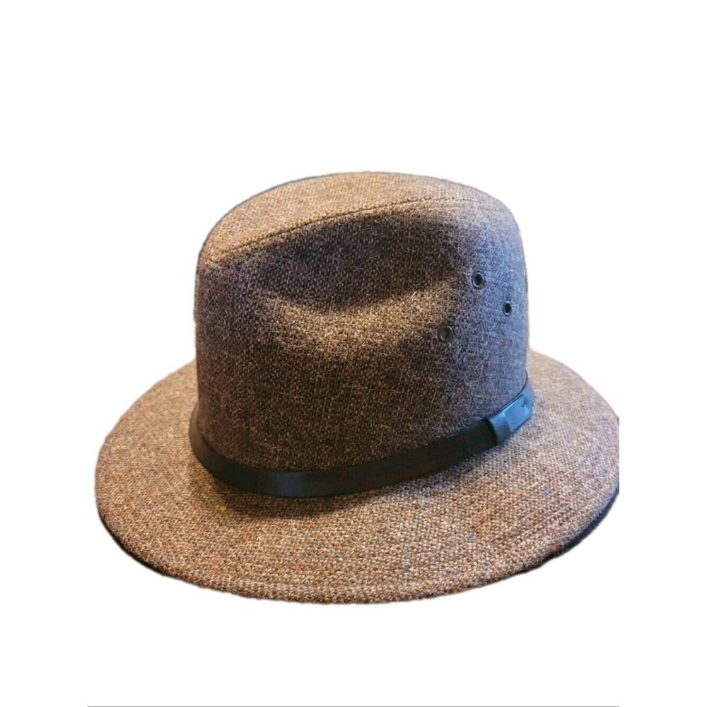 Pendleton Vintage Wool Fedora Hat Men's Large USA Brown Quiet Luxury Old Money